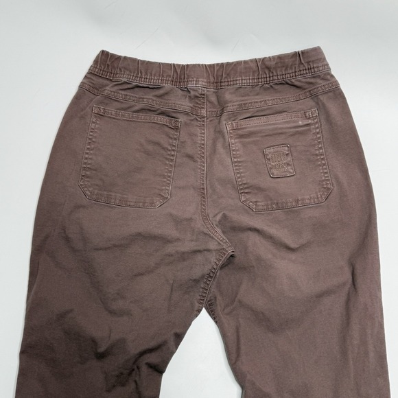 Topo Designs Pants Womens Sz Medium Peppercorn Mauve Drawstring Outdoors Camping - Picture 11 of 13